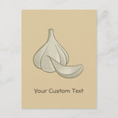 Carte Postale Icône de coupe d'ail (Devant)