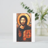 Carte Postale Icône de Jésus du 6ème siècle (Debout devant)