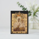 Carte Postale Icône de la Vierge, monastère de Smolenskaja (Debout devant)