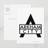 Carte Postale Icône de la ville d'Arkham (Devant / Derrière)