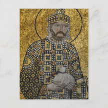 Icône de mosaïque byzantine Constantine IX