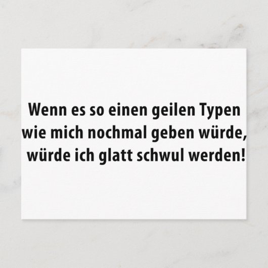 Carte Postale icône de type geiler (Devant)