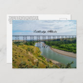 Carte Postale Icône ferroviaire de l'Alberta (Devant / Derrière)