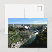 Carte Postale Icône Folsom : Barrage de Folsom et gorge (Devant / Derrière)