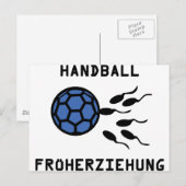Carte Postale Icône Handball Früherziehung (Devant / Derrière)
