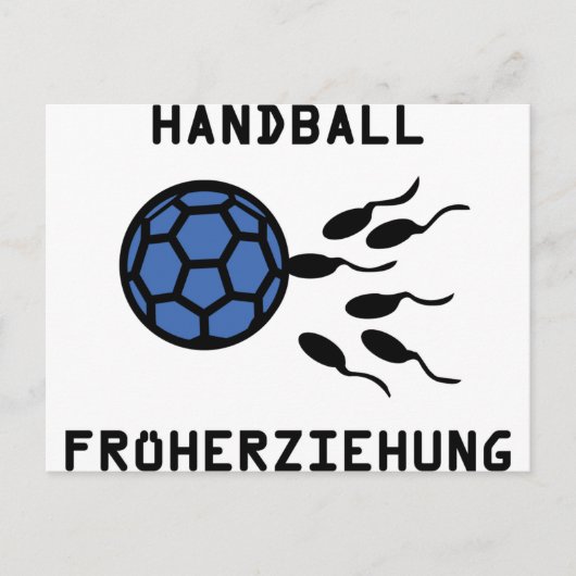 Carte Postale Icône Handball Früherziehung (Devant)