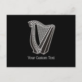 Carte Postale Icône Harpe (Devant)