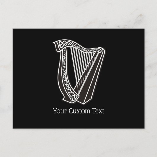 Carte Postale Icône Harpe (Devant)