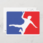 Carte Postale Icône Légende du handball (Devant / Derrière)