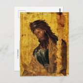 Carte Postale Icône orthodoxe baptiste de Saint Jean (Devant / Derrière)