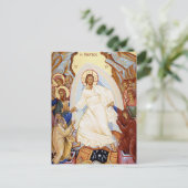 Carte Postale Icône orthodoxe de l'Anastasis Résurrection (Debout devant)