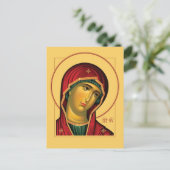 Carte Postale Icône orthodoxe Theotokos (Vierge Marie) (Debout devant)