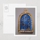 Carte Postale Icône portable, probablement médiévale (lapis lazu (Devant / Derrière)