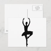 Carte Postale icône prima ballerina (Devant / Derrière)