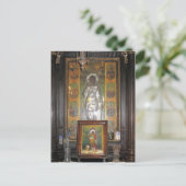 Carte Postale Icône religieuse orthodoxe grecque d'un Saint (Debout devant)