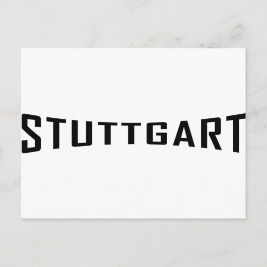 Carte Postale icône stuttgart deutschland (Devant)