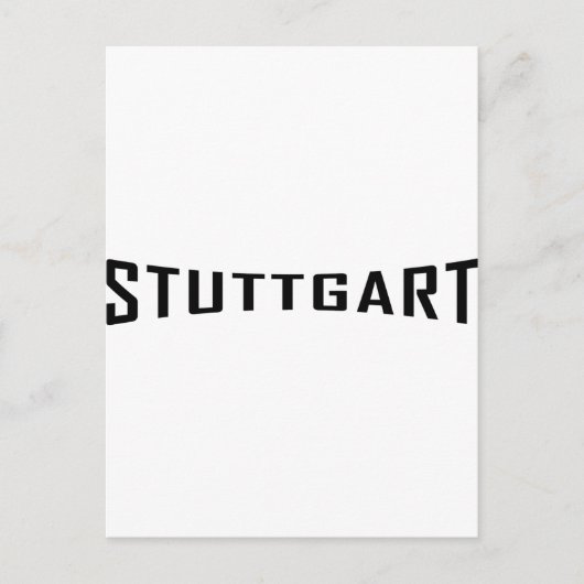 Carte Postale icône stuttgart deutschland (Devant)
