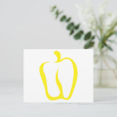 Carte Postale Icône Vegetable Poivre Bell (Debout devant)