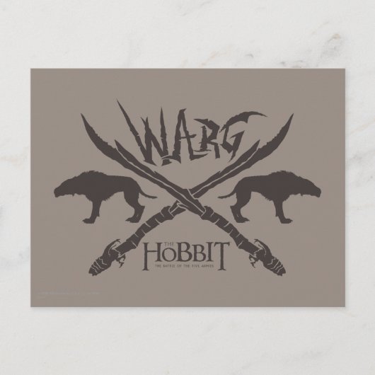 Carte Postale Icône Vidéo de Warg (Devant)