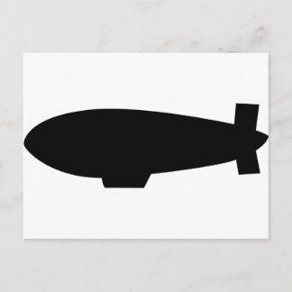 Carte Postale icône zeppelin
