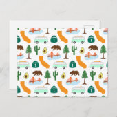 Carte Postale Icônes de Californie (Devant / Derrière)