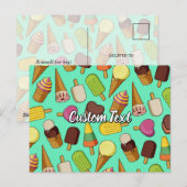 Carte Postale Icônes de glace (Devant / Derrière)