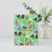 Carte Postale Icônes de glace (Debout devant)