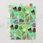 Carte Postale Icônes de glace (Devant / Derrière)