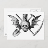 Carte Postale Icones Mortis (détail) (Devant / Derrière)