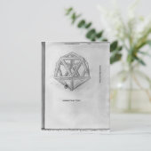 Carte Postale Icosahedron, de 'De Divina Proportione' (Debout devant)