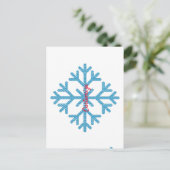 Carte Postale Icy Blue Snowflake Thunder_Cove (Debout devant)