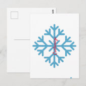 Carte Postale Icy Blue Snowflake Thunder_Cove (Devant / Derrière)