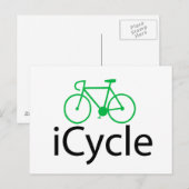 Carte Postale iCycle (Devant / Derrière)