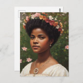 Carte Postale Ida B Wells Floral Art Tribute (Devant / Derrière)