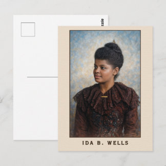 Carte Postale Ida B Wells Portrait Painting