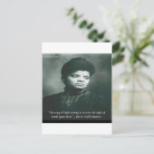 Carte Postale Ida B Wells & Truth Citation (Debout devant)
