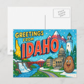 Carte postale IDAHO (Devant / Derrière)