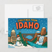 Carte postale IDAHO (Devant / Derrière)