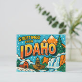 Carte postale IDAHO (Debout devant)