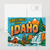 Carte postale IDAHO (Devant / Derrière)