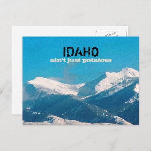 Carte Postale Idaho (Devant / Derrière)
