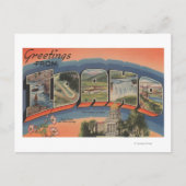 Carte Postale Idaho (Capitale Nationale/Fleur) - Grande Lettre (Devant)