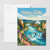 Carte Postale Idaho Falls Idaho (Devant / Derrière)