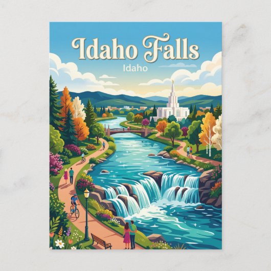 Carte Postale Idaho Falls Idaho (Devant)