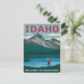 Carte Postale Idaho Fishing Adventure (Debout devant)