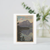 Carte Postale Idaho - Grande Teton Réflexion sur Jackson Lake (Debout devant)