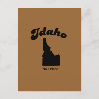 Carte Postale Idaho Motto - No U da ho