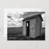 Carte Postale Idaho Outhouse (Devant / Derrière)
