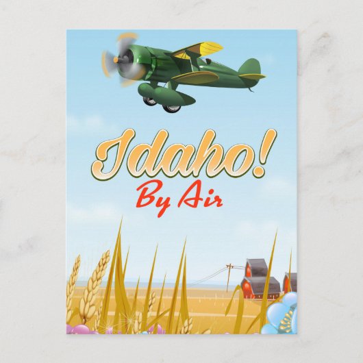 Carte Postale Idaho ! Par avion (Devant)