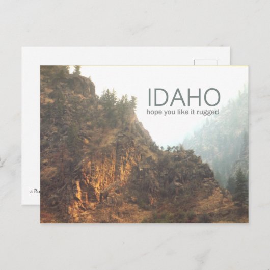 Carte Postale Idaho robuste (Devant / Derrière)